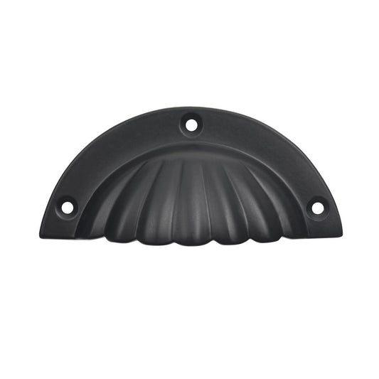 Prestige Pull Knob - 92mm - Cast Iron - Matte Black Shell Design