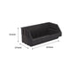 Handy Storage Plastic Storage Tote Size 50 Grey Durable Organizing Bin