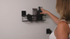 Fusion Loc 26kg Large Bathroom Suction Shower Caddy - Black - Steel - Durable