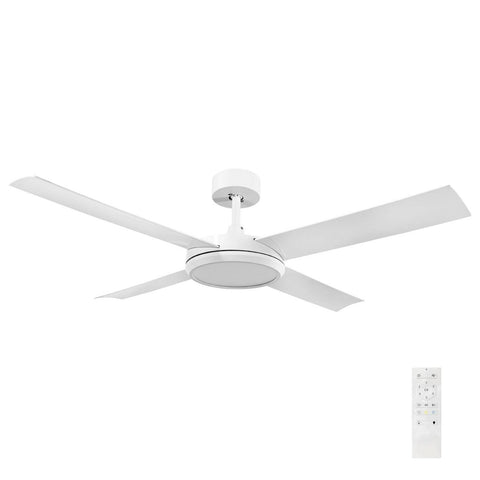 Brilliant 52" White LED CCT Inaya DC Ceiling Fan - Energy Efficient - Quiet Operation - Auzzistore