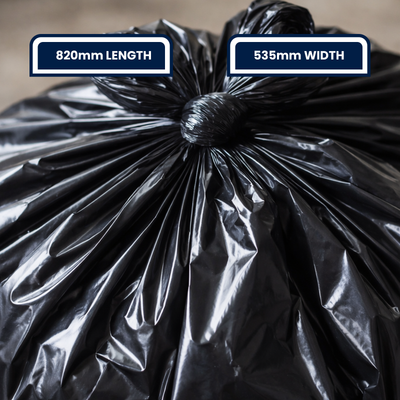 Grunt Rubble Bags - 44L - Polythene - Super Tough - 6 Pack