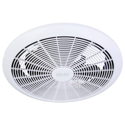 Arlec 250mm Ceiling Exhaust Fan - Plastic - Low Noise - Easy Install - Auzzistore