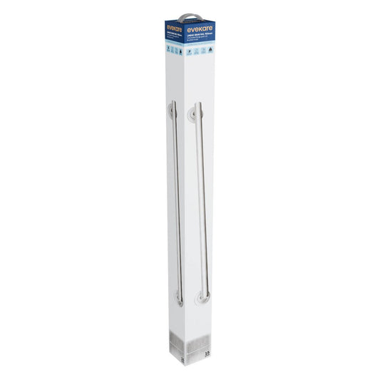 Evekare 900mm Linear Grab Rail - Brushed Nickel - 250kg Weight Rating – view 2