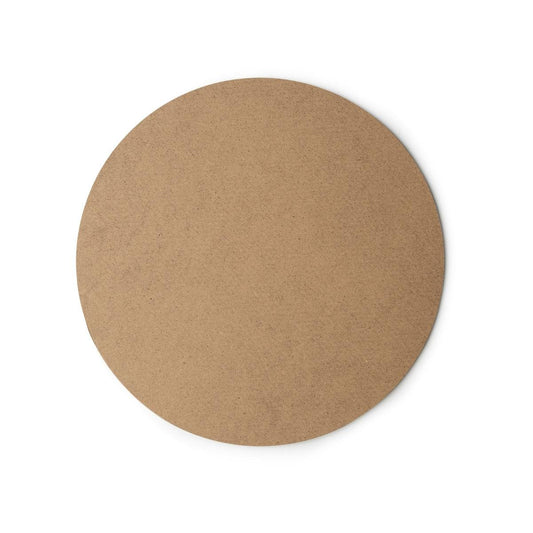 Boyle 25cm Wooden Round Placemat - MDF Craft Item - Customisable - Durable - Auzzistore
