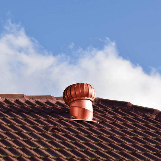 Brutus 300mm Aluminium Roof Vent - Terracotta - Durable - Effective Ventilation – view 2 - Auzzistore