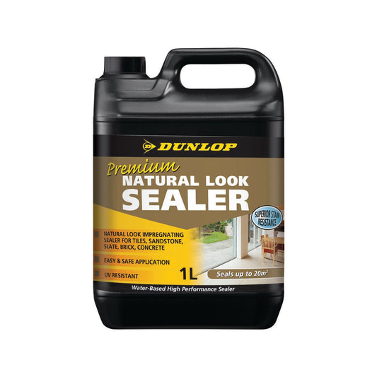 Dunlop Natural Look Sealer 1L Water Based Stain Resistant Formula - Auzzistore