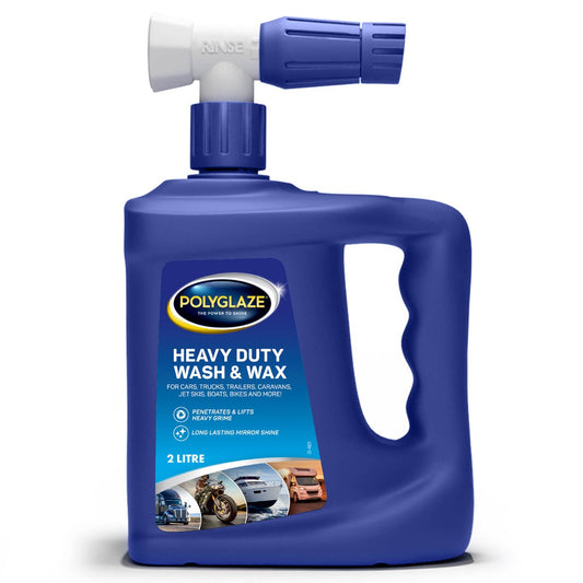 Selleys 2L Polyglaze Heavy Duty Wash Wax Hose - Effective Grime Removal