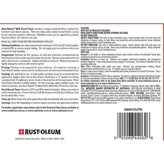 Rust-Oleum Milk Paint - 946ml - Water-Based - Antique Finish – view 2 - Auzzistore