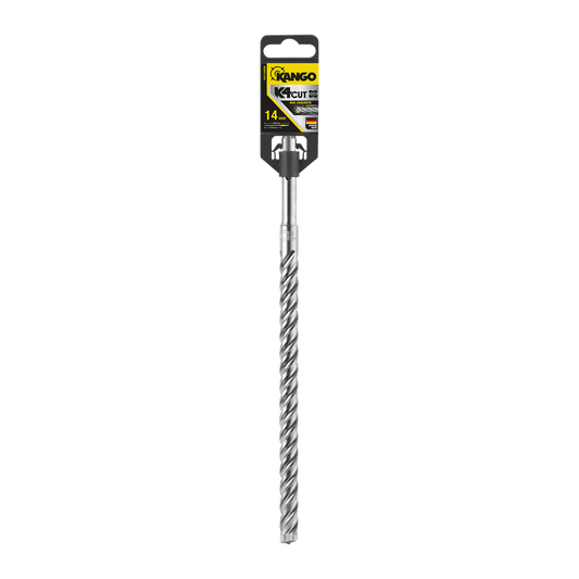 Kango 14mm x 260mm K4 SDS Plus Drill Bit - Solid Carbide Tip - Low Vibration - Auzzistore