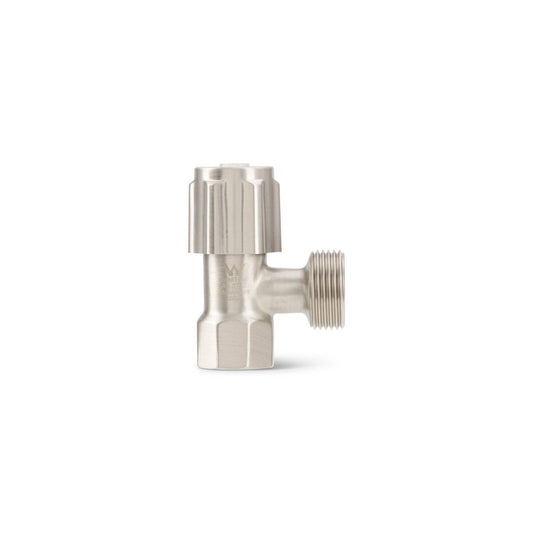 Brasshards Mini Washing Machine Tap 20mm - Brushed Nickel - Lead Free - Compact Design – view 2 - Auzzistore