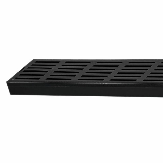 Mondella 900mm Black Rectangular Floor Grate 316SS Easy Access – view 2