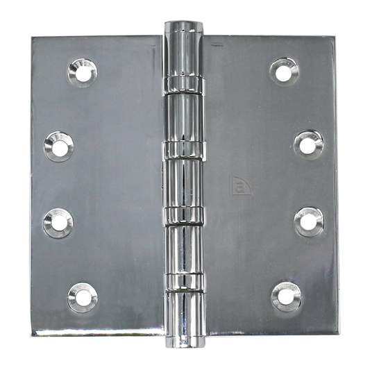 Austyle Heavy Duty Hinge 100mm x 100mm x 2.5mm - Polished Stainless Steel - 4 Bearings