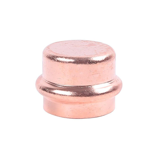 SmarteX-PRESS Cap - 15mm - Copper - Flame-Free Installation - Auzzistore