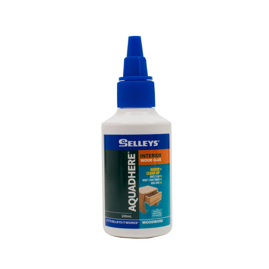 Selleys Aquadhere PVA Wood Glue 100ml Interior Adhesive Dries Clear
