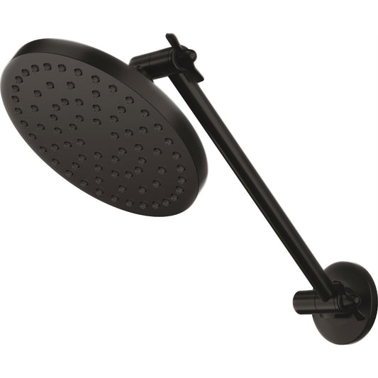 Methven Krome Hi Rise Shower 150mm Black Brass 3 Star 9L Min