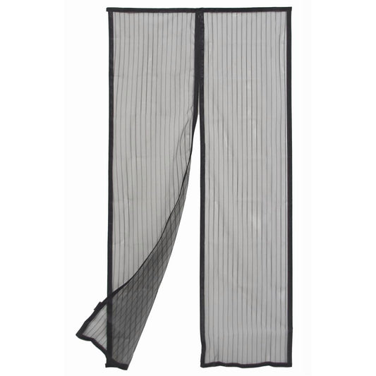 Pillar Magnetic Flyscreen Door Curtain - 160 x 200cm - Polyester - Hands-Free - Auzzistore