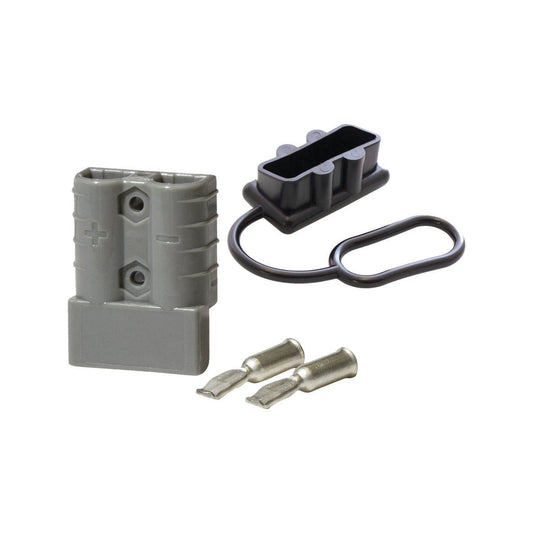 Kt Solar HD Connector 50A - Heavy-Duty Electrical Connector - Grey - Compact - Auzzistore