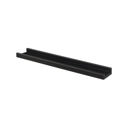 Flexi Storage Floating Photo Shelf - 600mm - Black Matte - Wood