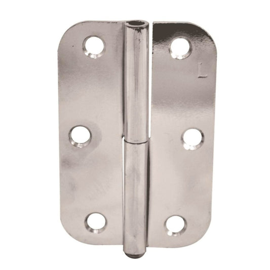 Lane Lift Off Pin Radius Hinge - 90mm - Polished Chrome - Easy Install - Auzzistore