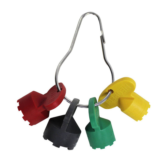 Fix a Tap Cach Aerator Key Set - 4 Keys - M24 M21.5 M18.5 M16.5 - Durable Tool - Auzzistore