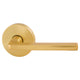 Gainsborough Avant Alba Satin Brass Passage Lever Set - 145mm x 64mm - QuickFix Installation