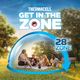 Thermacell Charcoal Insect Repeller - 28m² Coverage - Rechargeable Battery