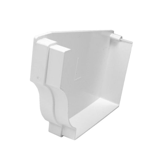 Icon Plastics Gutter Stop End - 80mm - PVC - Durable - Auzzistore