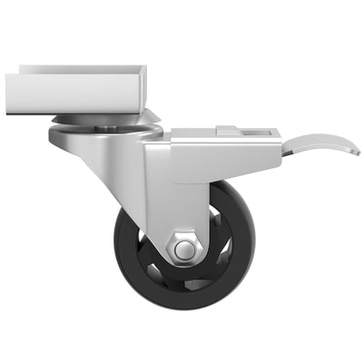 Rack It Workbench Castors 4 Pack Zinc Coated Steel 250kg Capacity