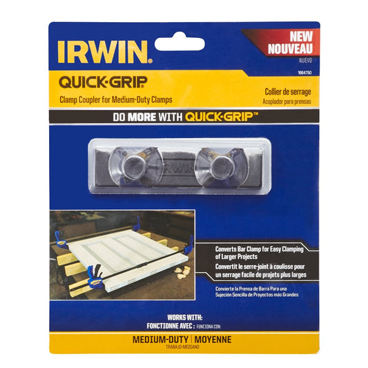 Irwin Quick-Grip Coupler - Medium Duty - Black - Versatile Connection – view 2 - Auzzistore