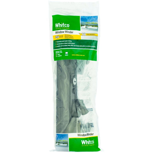 Whitco Black Lockable Window Winder - 300mm Opening - Zinc Diecast - Auzzistore