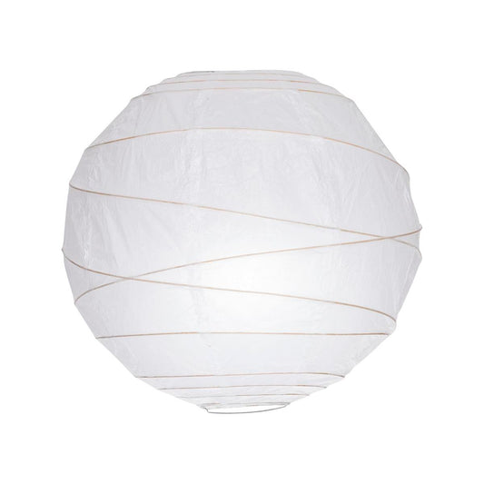 Palla White Paper Shade 40cm Diameter Easy Fit Ceiling Lamp