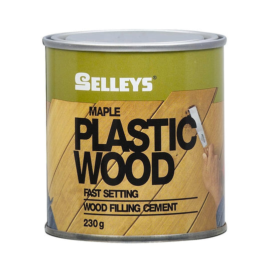 Selleys Plastic Wood Filler - 230g - Maple - Fast-Setting - Interior Use - Auzzistore