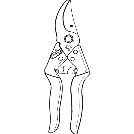 Felco Pruner Secateurs - 60mm - Hardened Steel - Ergonomic Grip – view 2 - Auzzistore