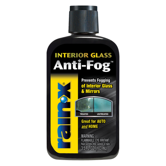 Rain x Anti Fog Interior Glass 103ml - Reduces Fog Buildup - Clear