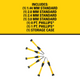 Stanley Precision Screwdriver Set - 6 Piece - ABS Plastic - Swivel Head