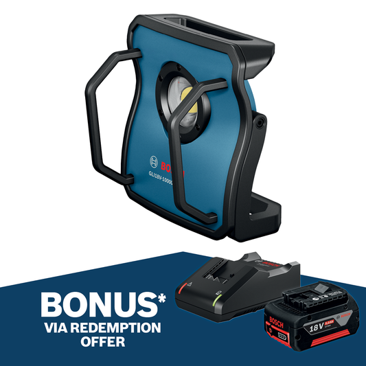 Bosch 18V Worklight - 10000lm - Metal Body - Bluetooth Control - Auzzistore