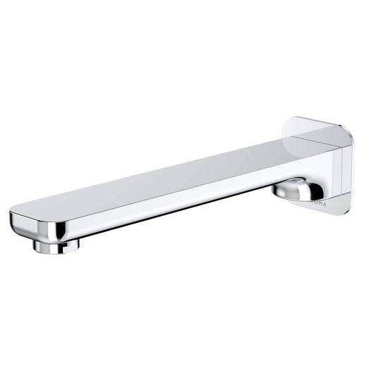 Caroma Luna Wall Basin Bath Outlet - Chrome - Lead-Free Brass - 55mm x 226mm - Efficient Water Flow