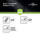 Dulux Autoshield Spray Paint - 340g Satin Black Bumper - Durable Finish