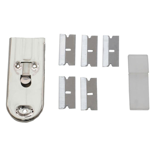 Craftright Safety Scraper Set - 1 Scraper & 5 Blades - 30mm x 40mm x 270mm - Auzzistore