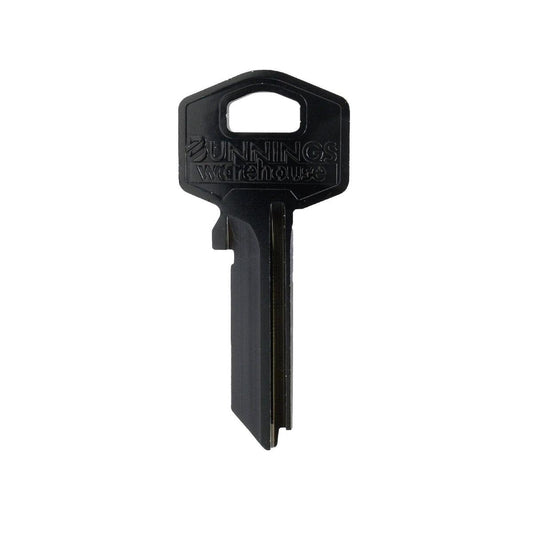 Ehi te2 gr10 Black Blank Key - Aluminium Titanium Alloy - 54mm x 24mm - Auzzistore