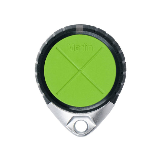Merlin E985M Four Button Water Resistant Garage Door Remote - 46mm x 57mm - Black & Green - Secure Access