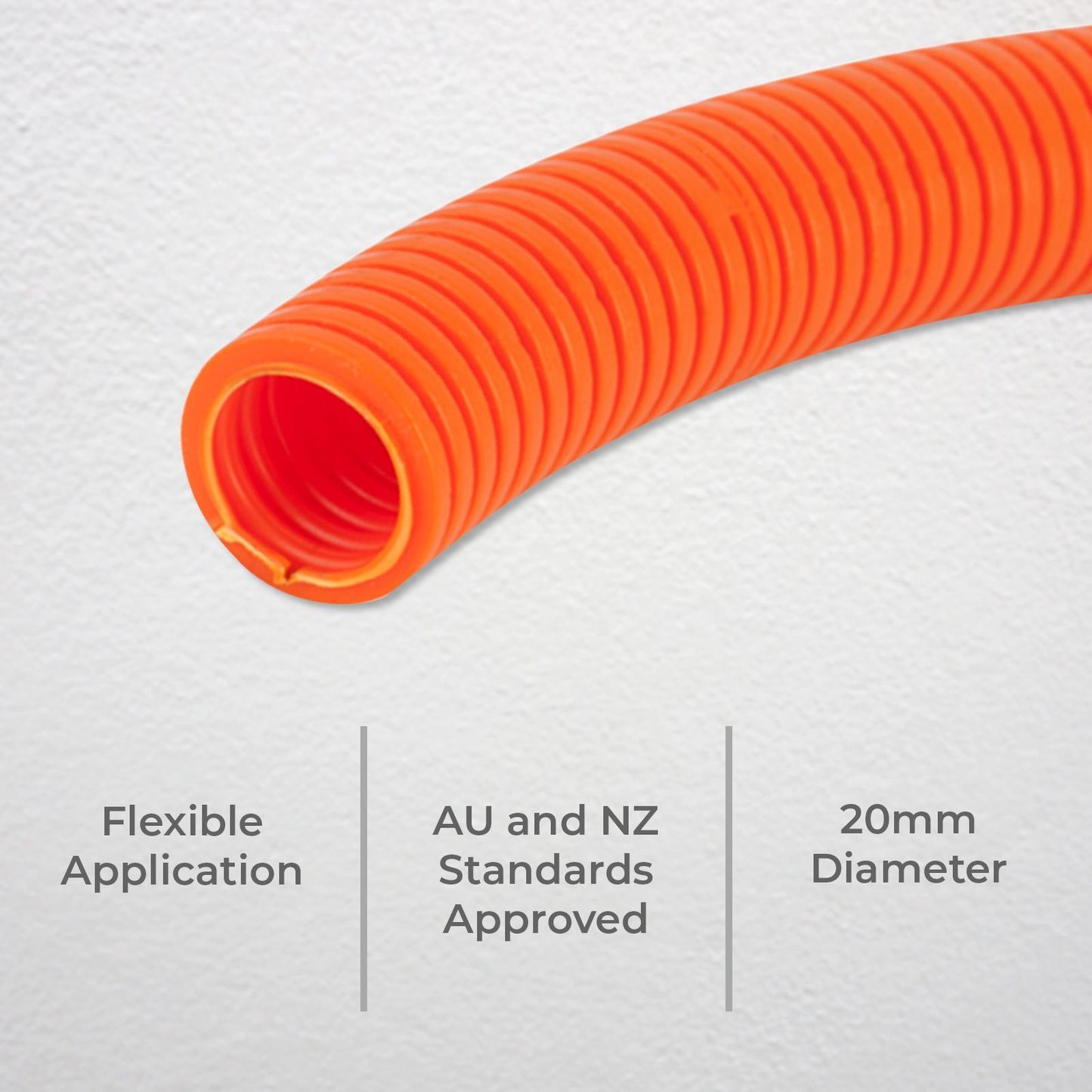 Deta 20mm X 10m Heavy Duty Corrugated Conduit