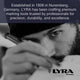 Lyra Blue Deep Hole Permanent Construction Marker - 1mm Tip - 35mm Stainless Steel Tip - Water Resistant