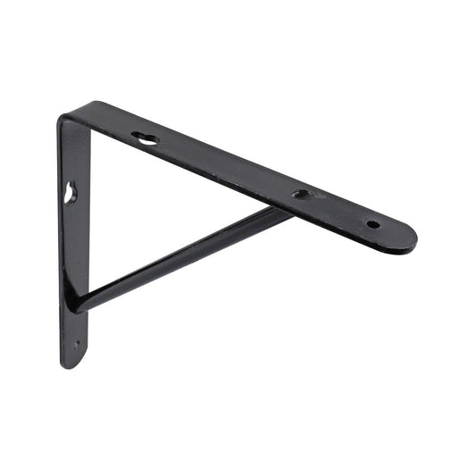 Carinya Black Heavy Duty Studio Stayed Bracket 150mm Steel 125kg - Auzzistore