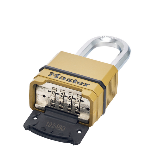 Master Lock Excell Combo Padlock - 56mm Wide - 51mm Shackle - 4-Digit Combination - Tough-Cut Shackle - Weather Resistant - Auzzistore