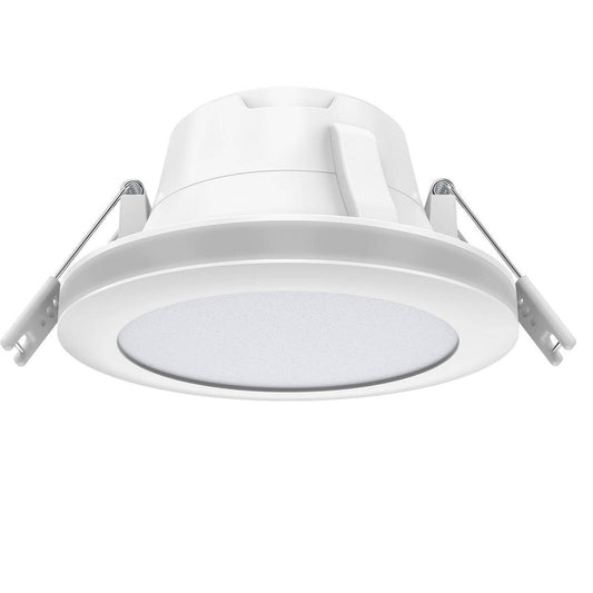 Arlec 8W LED Downlight - Tri-Colour Dimmable - Night Light Function - 110mm - White