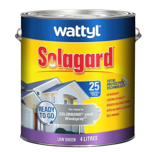 Wattyl 4L Pre Tinted Windspray Low Sheen Exterior Paint - 4L - UV Protection - Auzzistore