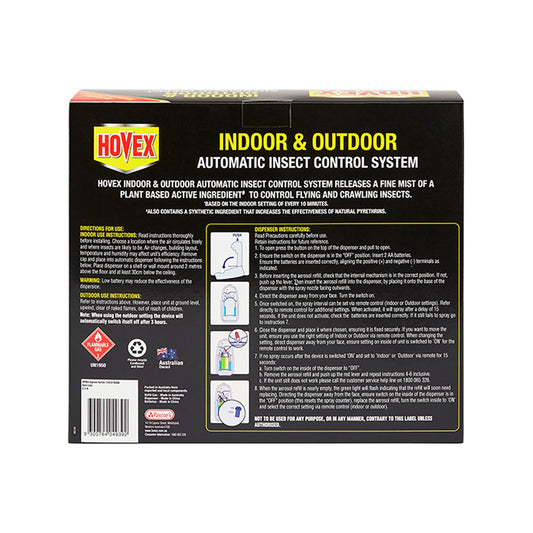 Hovex Indoor Outdoor Auto Control - 2 Pack - Plant Based - Insect Elimination – view 2 - Auzzistore