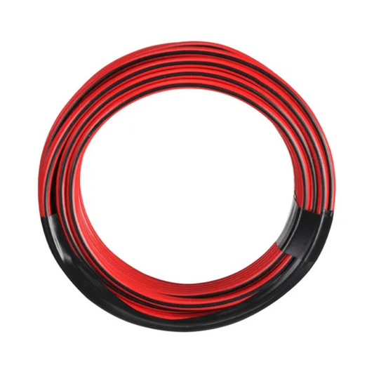 Narva 10A Figure 8 Cable 3mm Red Black Tracer 4m Durable Copper - Auzzistore