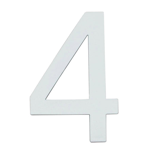 Sandleford Glow in Dark Acrylic House Number 4 - 90mm - Weather Resistant - Auzzistore